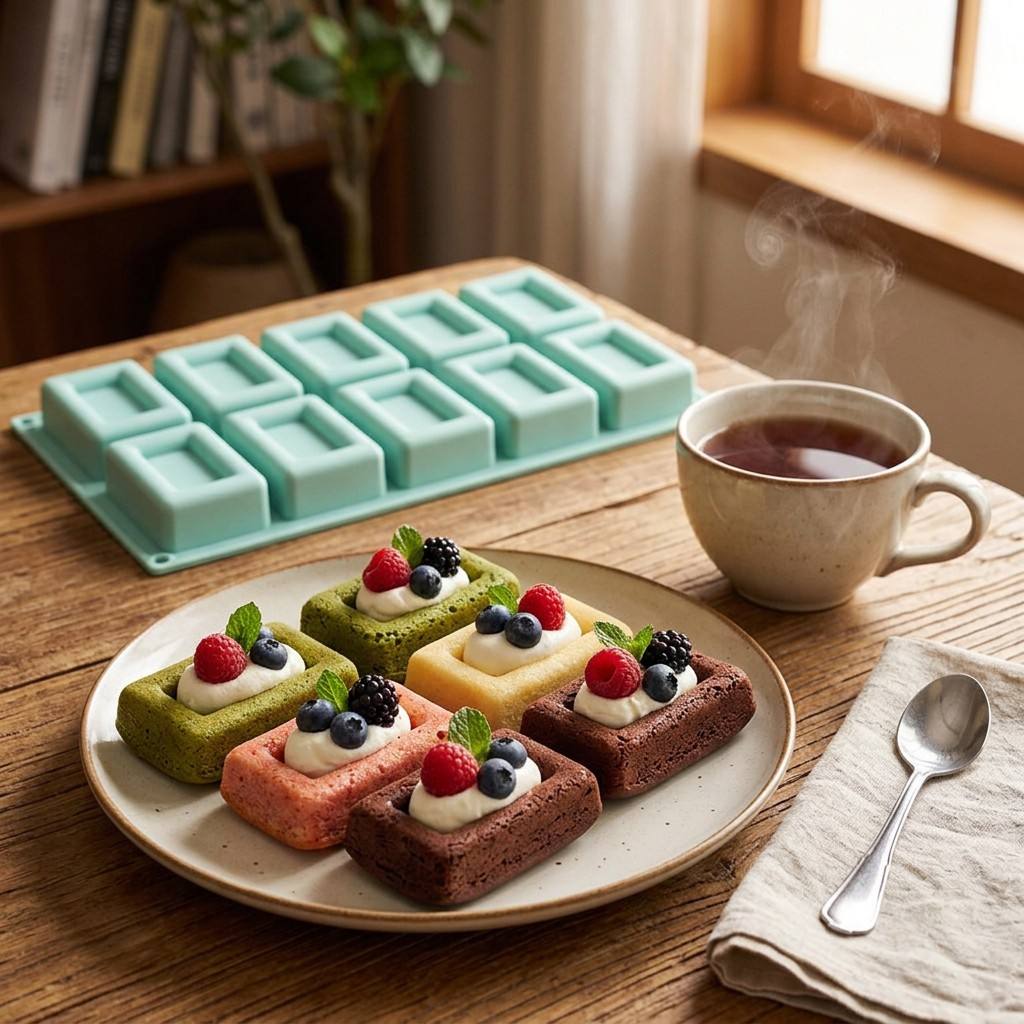 Non-stick 10-Hole Rectangle Si - Soap Making Guide For Beginners ulasan dan harga