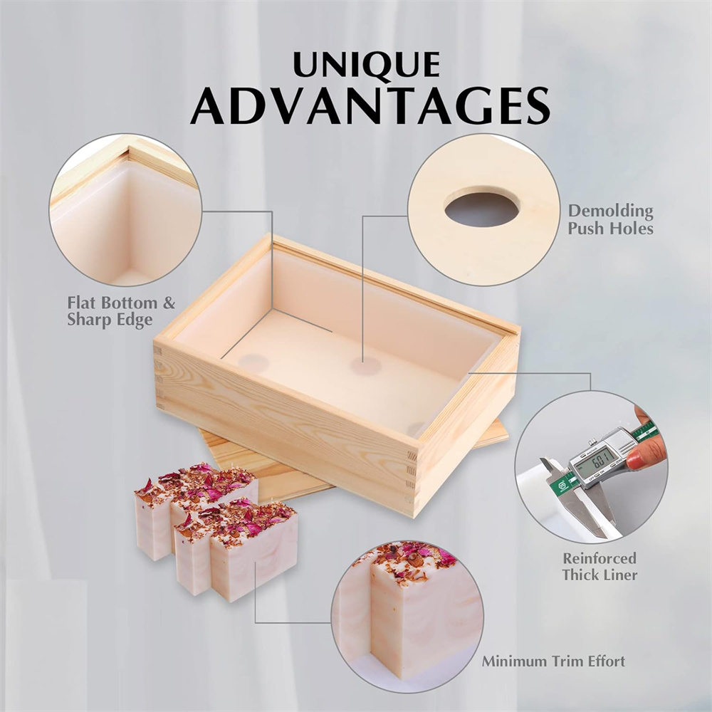 Large Soap Molds Rectangle Sil - Soap Making Guide For Beginners ulasan dan harga
