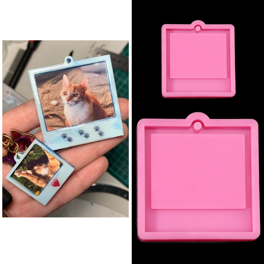 Photo Frame Epoxy Resin Keycha - Soap Making Designs ulasan dan harga