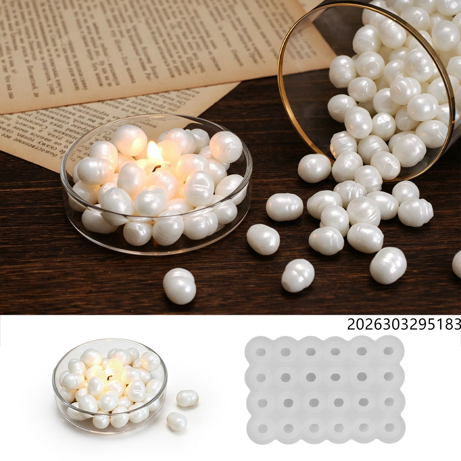 Healing Ocean Pearl Mirror Wax - Soap Making Designs ulasan dan harga