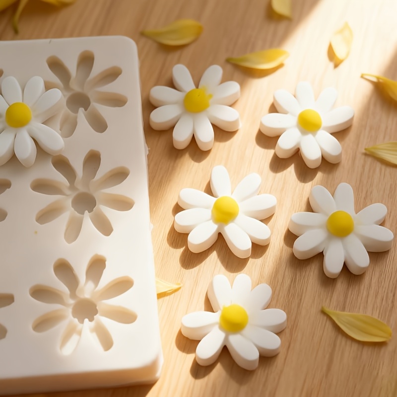 1pc 3D Daisy Sunflower Silicon - Soap Making Designs ulasan dan harga