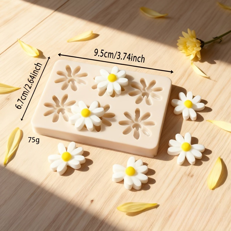 1pc 3D Daisy Sunflower Silicon - Soap Making Designs ulasan dan harga