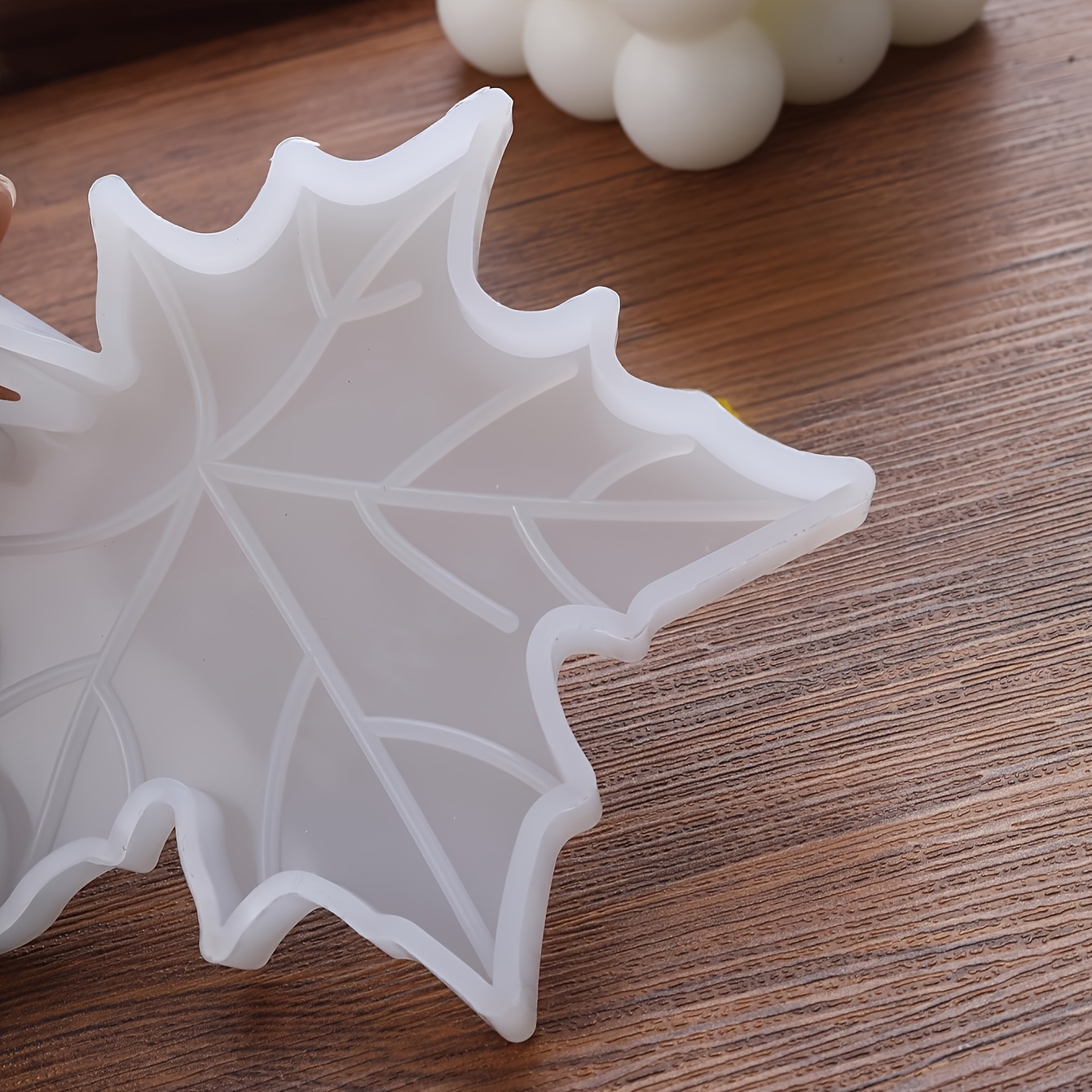 1PC Maple Leaf shaped Silicone - Soap Making Designs ulasan dan harga