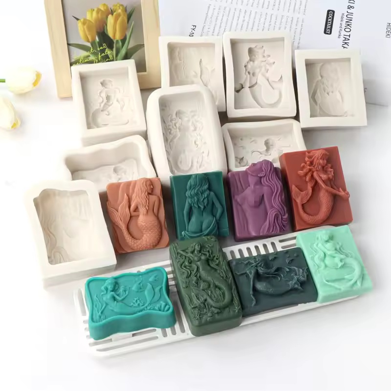 Rectangle Ocean-Style 3D Merma - Soap Making Guide For Beginners ulasan dan harga
