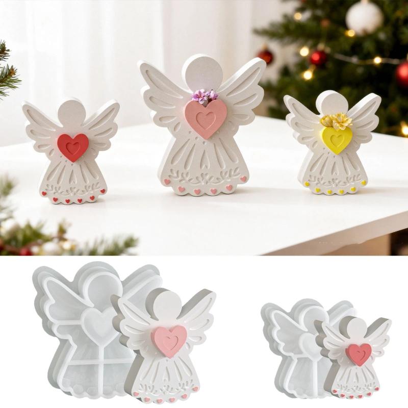 Love Angel Gypsum Mold Candle  - Soap Making Designs ulasan dan harga