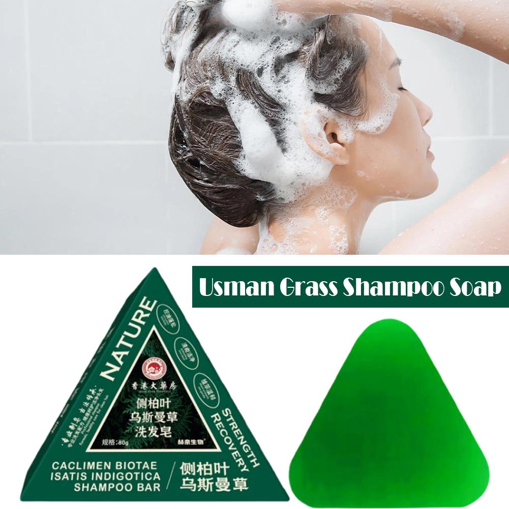 80g Usman Grass Solid Shampoo  - Soap Making Essential Oils ulasan dan harga
