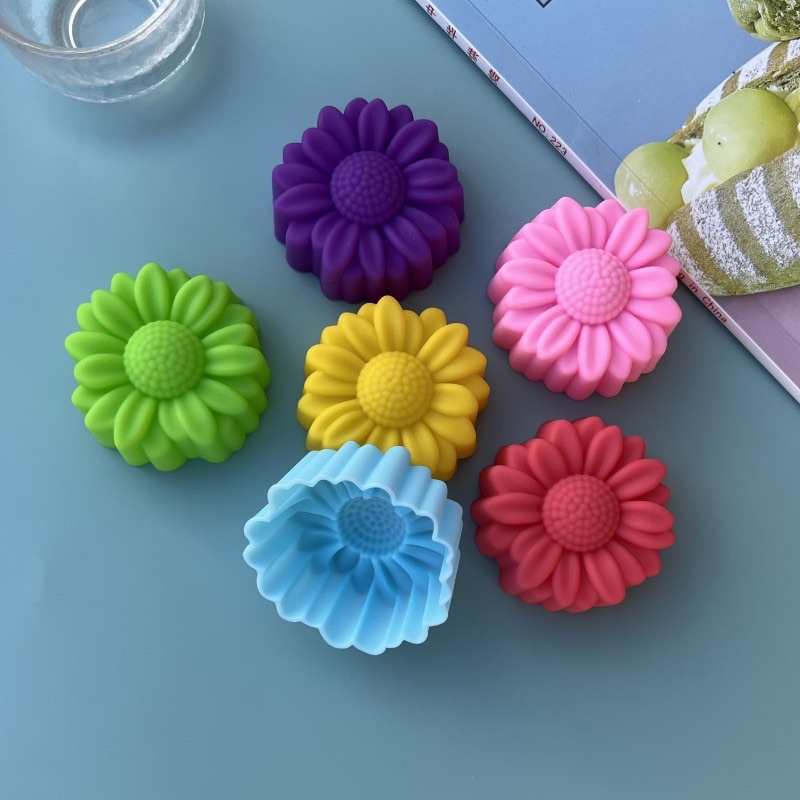 6 Pcs Set Non-Stick Flower Des - Soap Making Designs ulasan dan harga