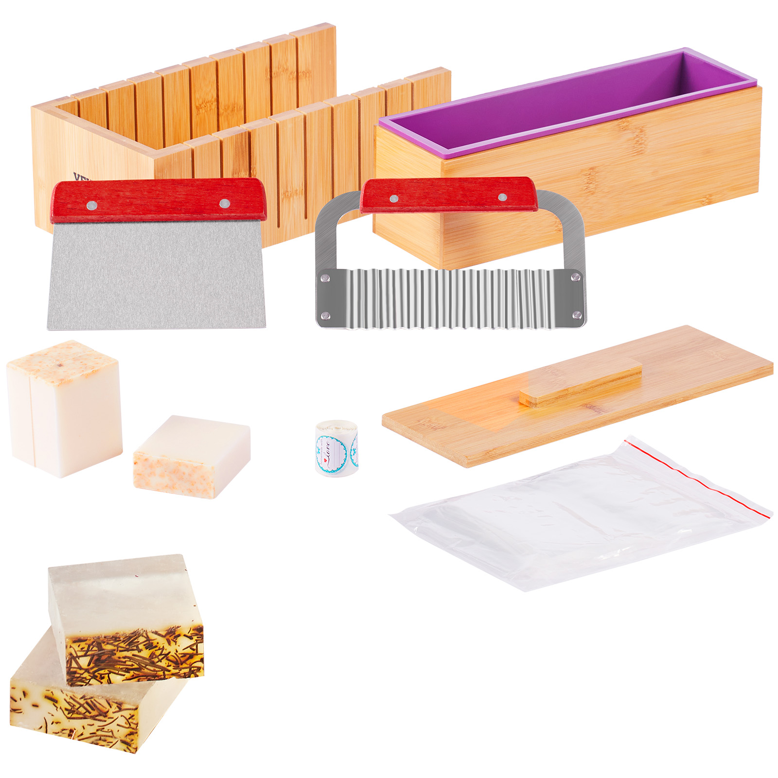 VEVOR Soap Making Kit Bamboo C - Soap Making Kit For Beginners ulasan dan harga