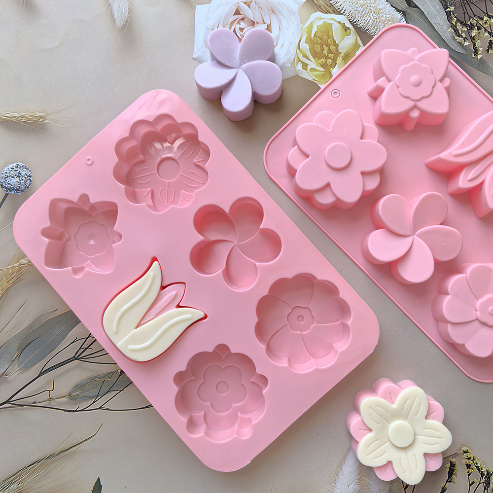 kinds Flower Silicone Molds Di - Soap Making Guide For Beginners ulasan dan harga