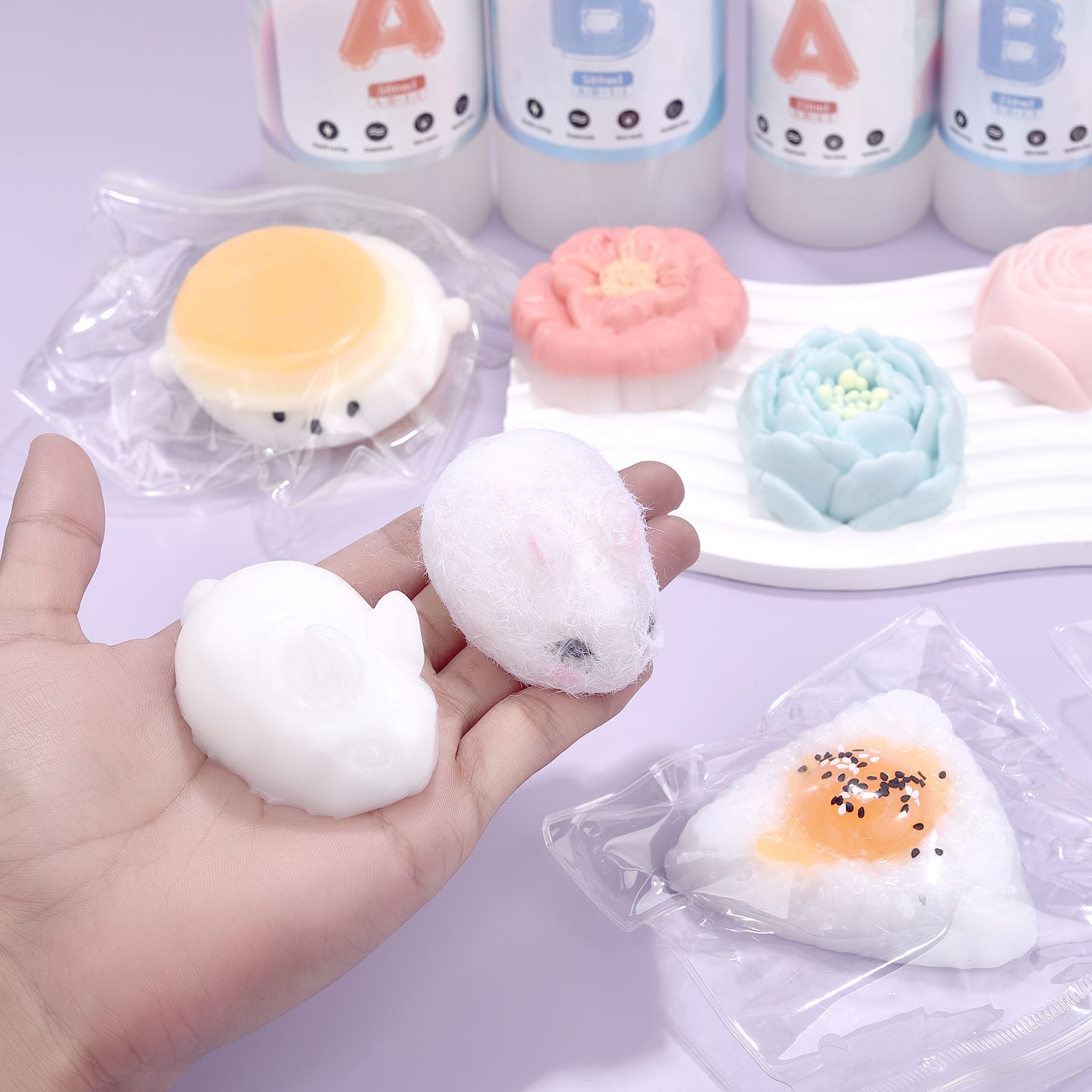 1: 1 AB Decompression Kneading - Soap Making Kit For Beginners ulasan dan harga