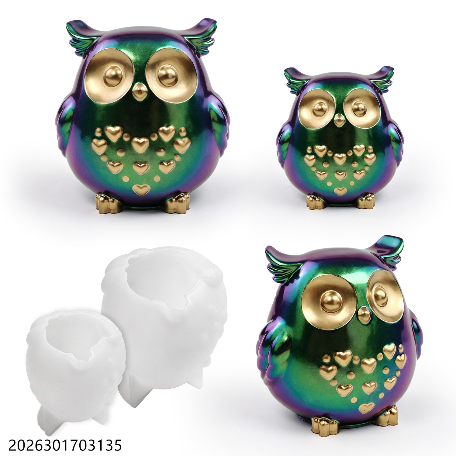 Owl Silicone Mold 3D Bird Shap - Soap Making Designs ulasan dan harga