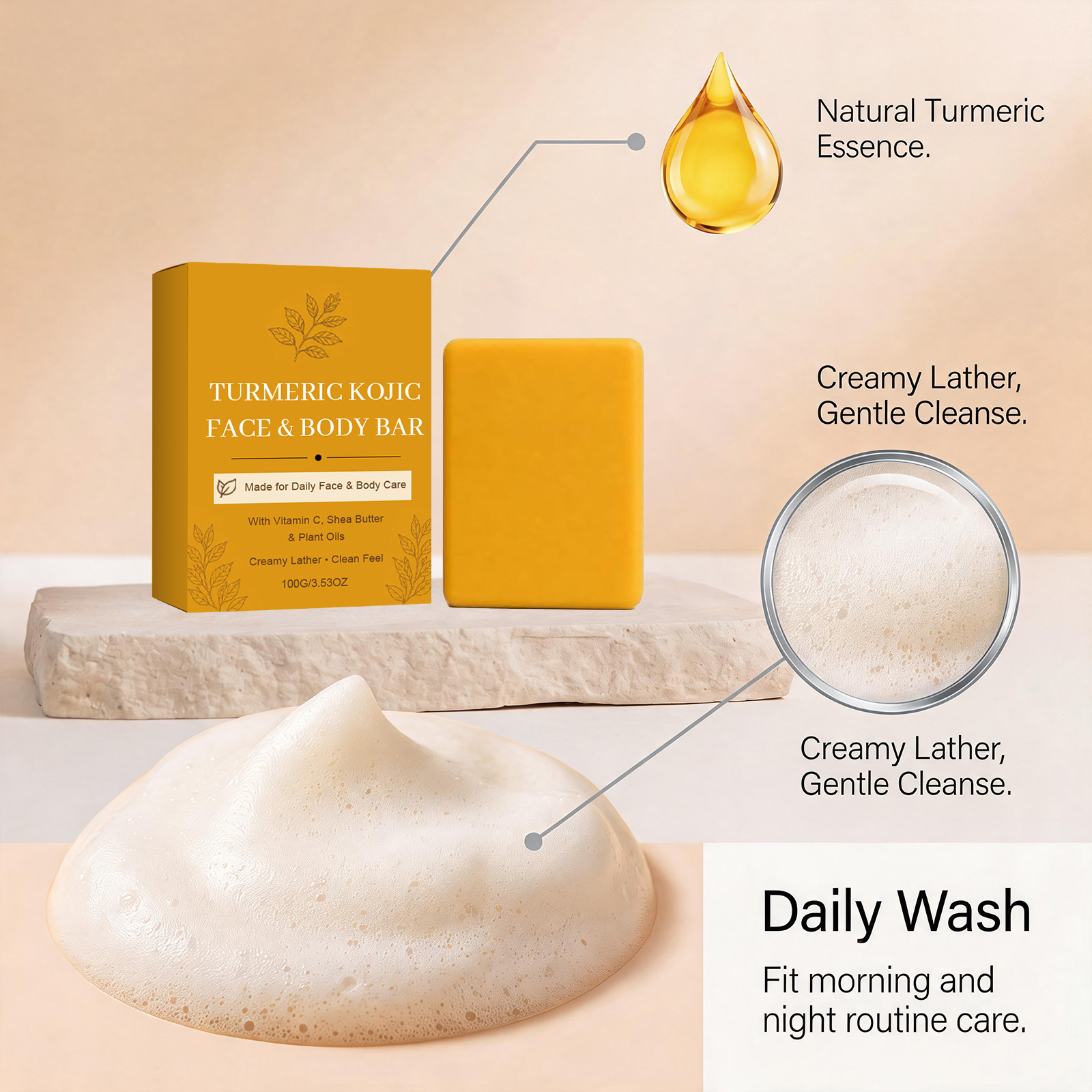 Turmeric Kojic Acid Handmade S - Soap Making Essential Oils ulasan dan harga